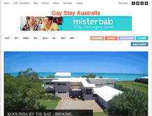 Tablet Screenshot of gaystayaustralia.com